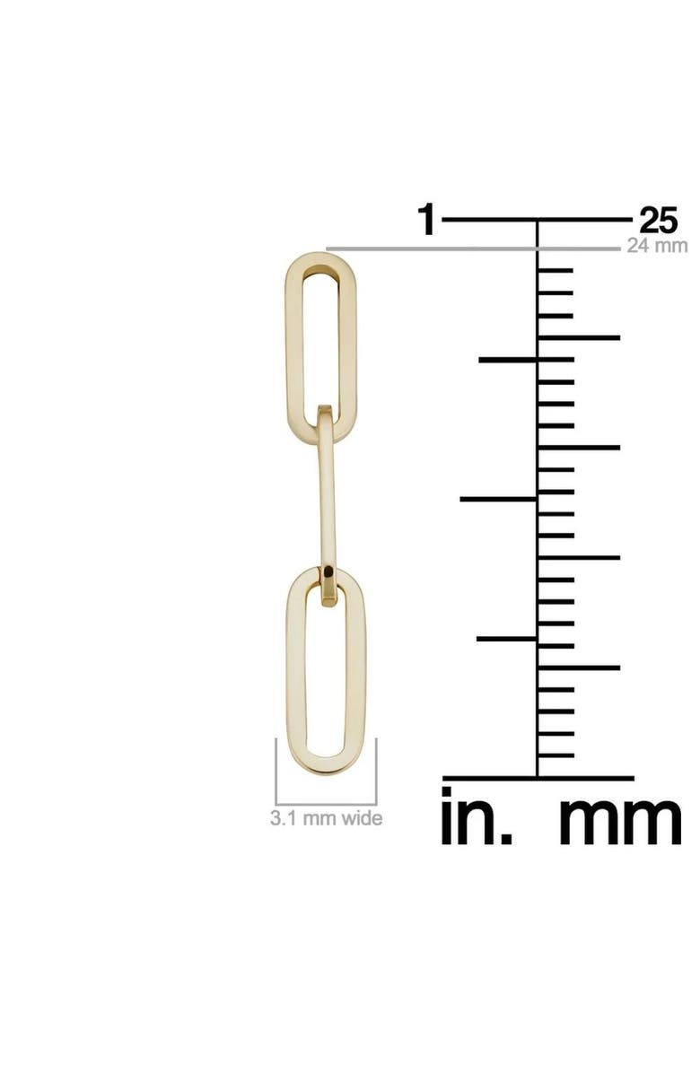 Bliss Diamond 14k Gold Clip Dangle Women's Earrings 3/4" Tall, Alternate, color, 14K Yellow Gold