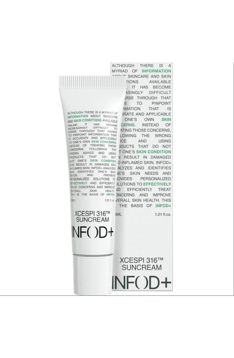 InfoDPlus SUN CREAM 30ml, Main, color, Light Green