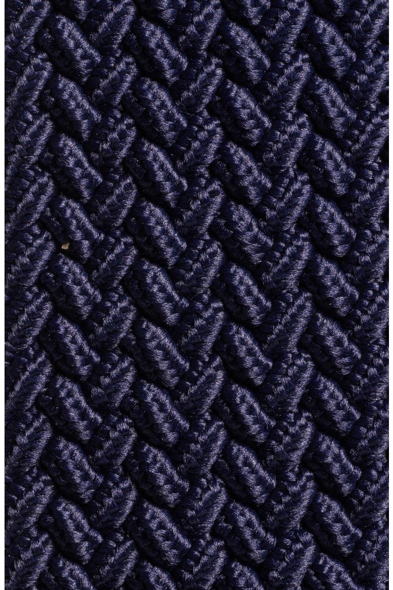 Stretch Woven Belt, Alternate, color, NAVY KNIT