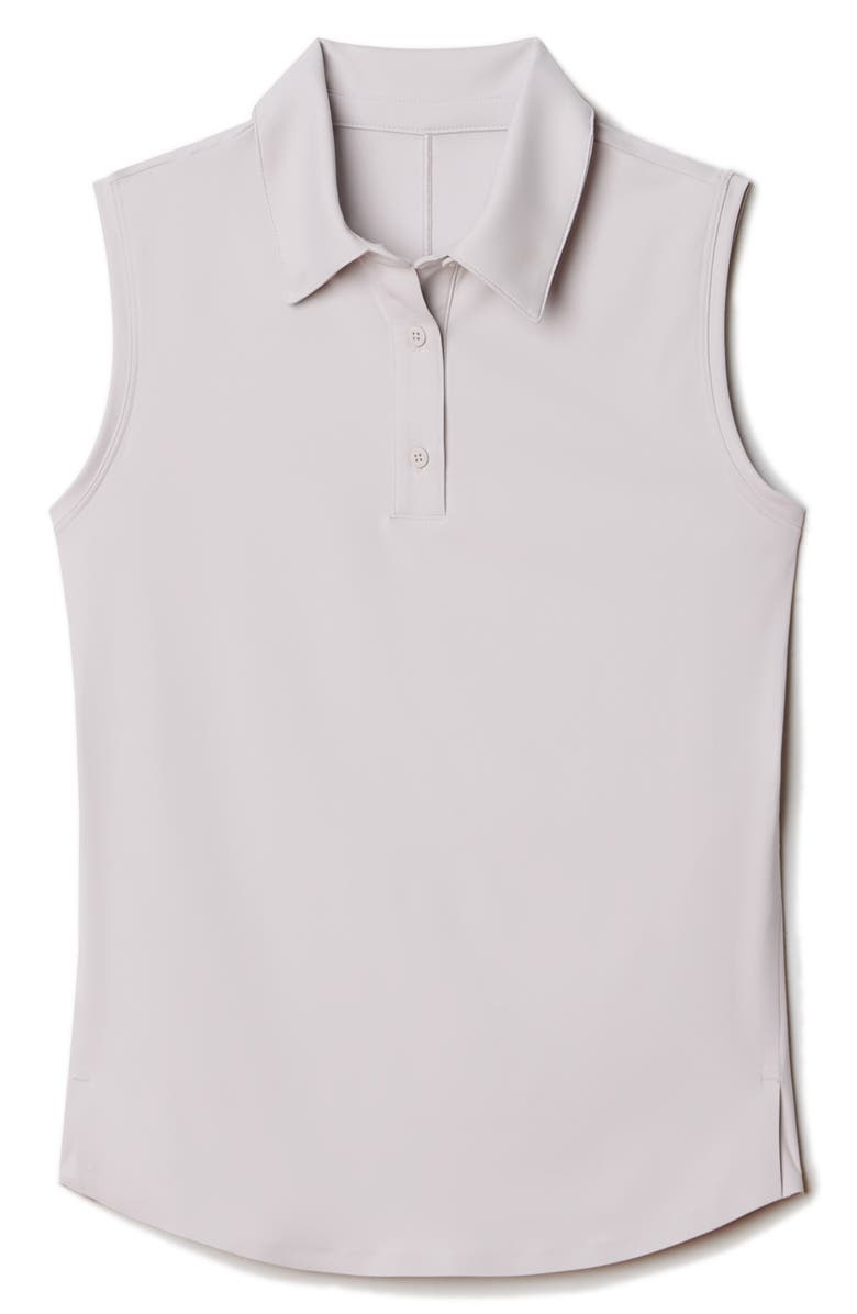 Rhone Course to Court Sleeveless Polo, Alternate, color, Grey Lavender