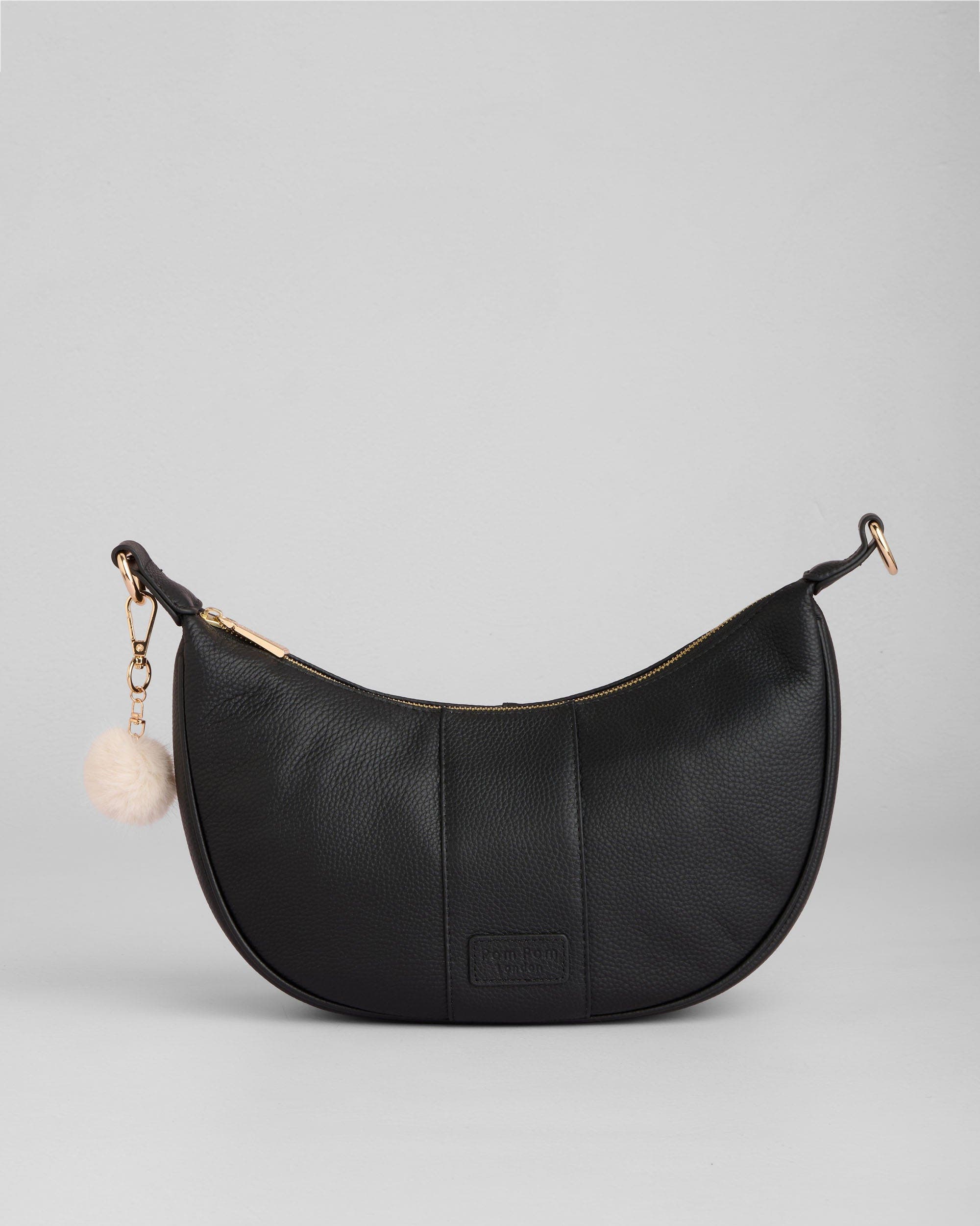 Pom Pom London Sutton Sling Crossbody Bag, Alternate, color, Black