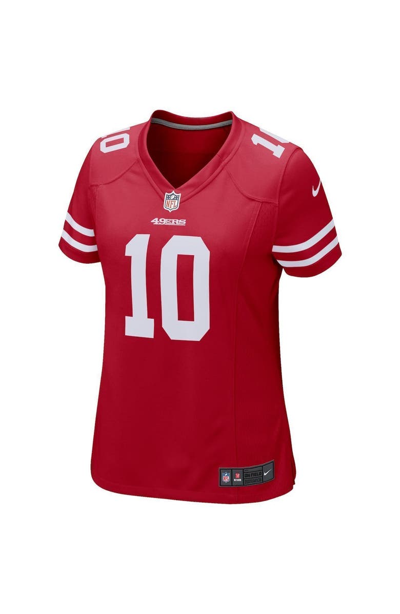 Nike Women's Nike Jimmy Garoppolo Scarlet San Francisco 49ers Game Player Jersey, Alternate, color, 
