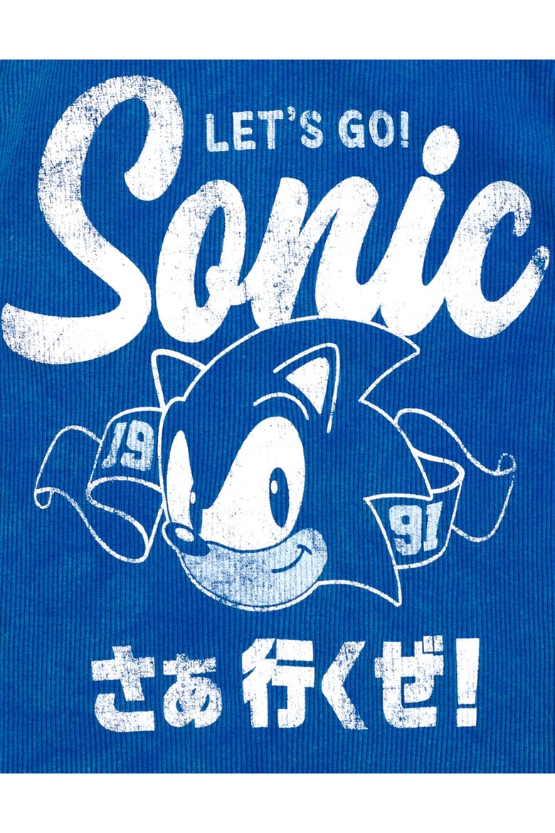 Sonic the Hedgehog Short Sleeve T-Shirt, Alternate, color, Sonic Blue Grey