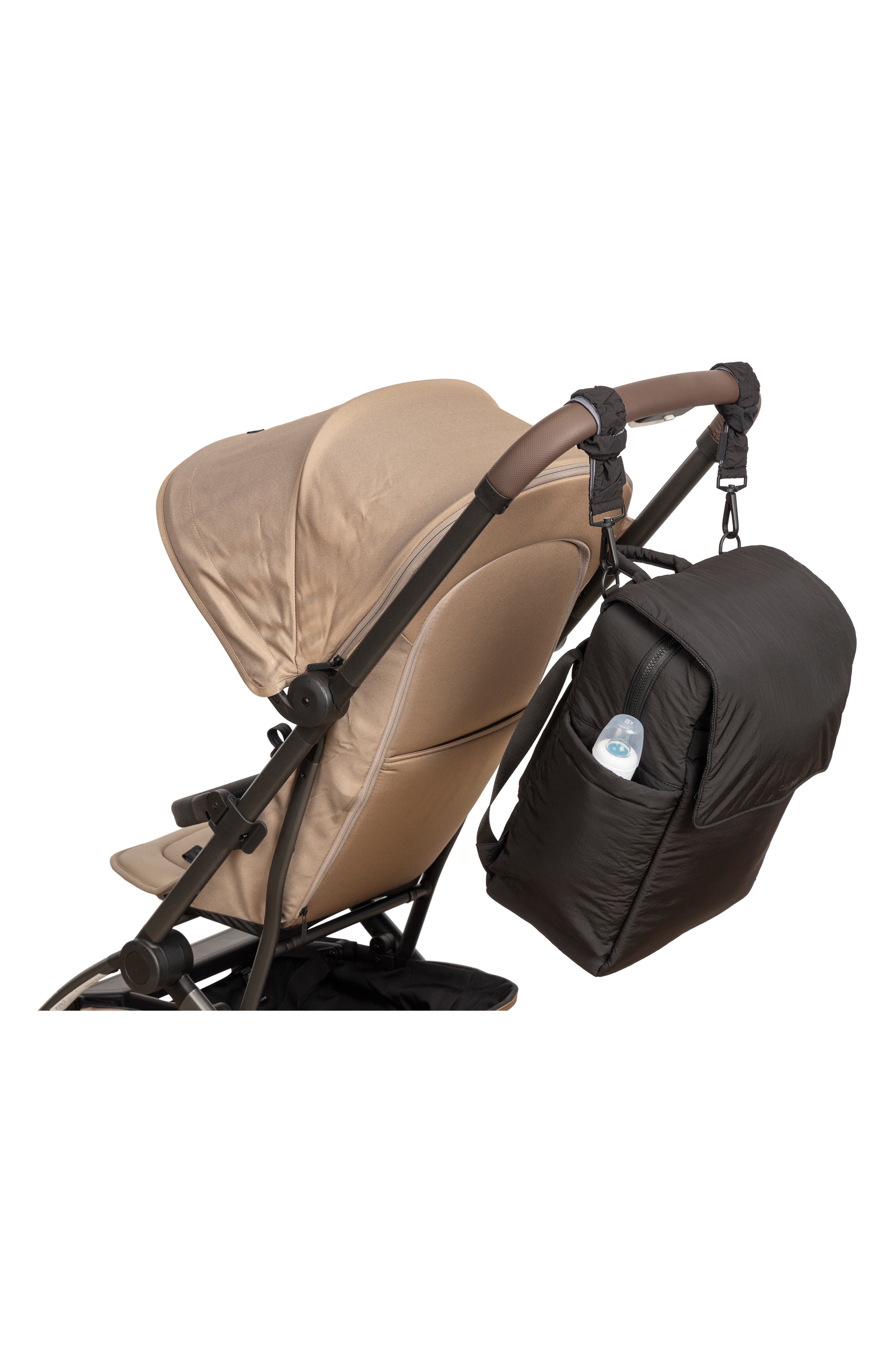 CALPAK Diaper Backpack with Laptop Sleeve, Alternate, color, Black