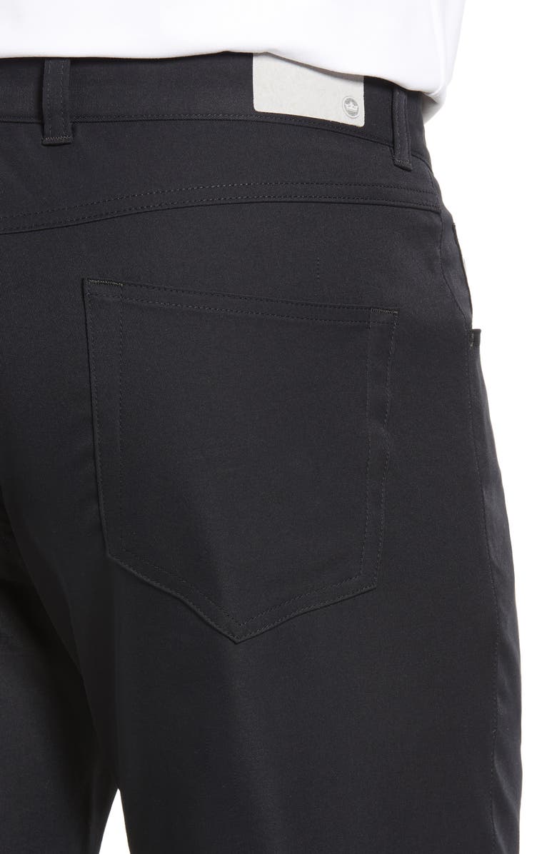 Peter Millar Regular Fit Performance Pants, Alternate, color, Black