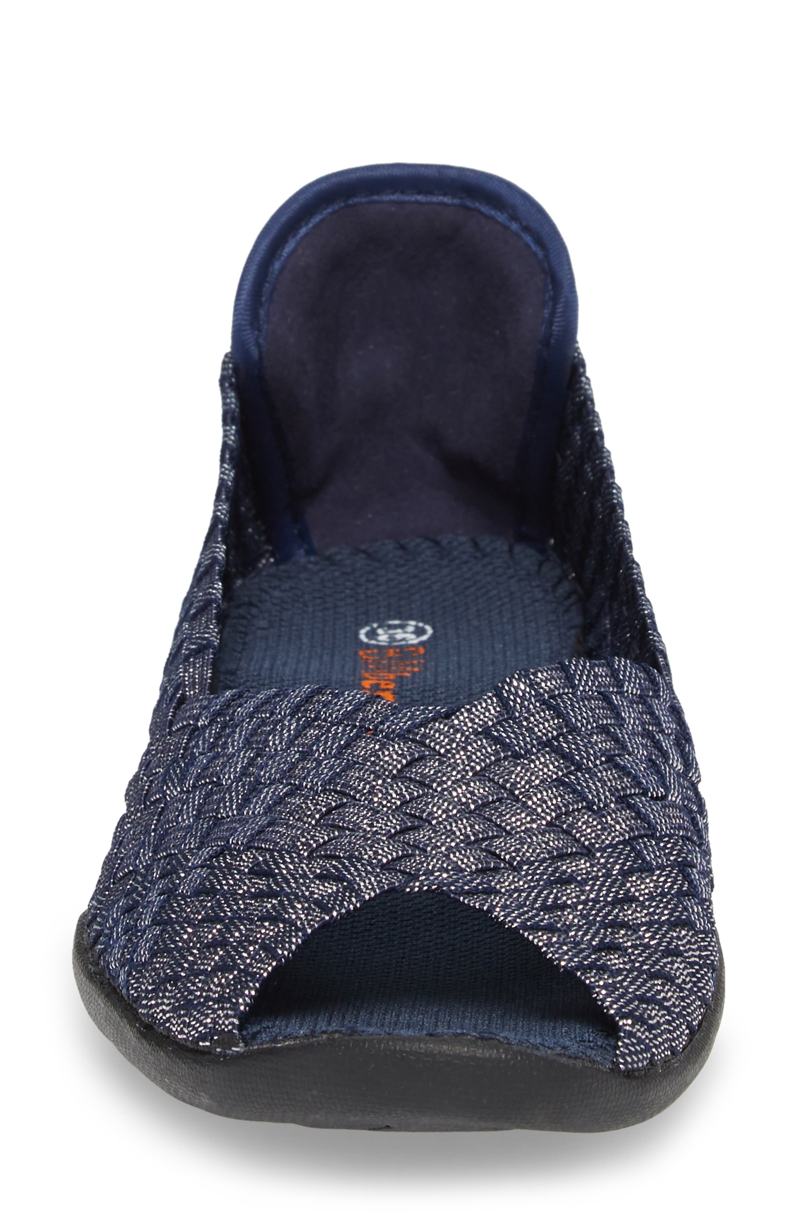 Dream Flat, Alternate, color, NAVY SHIMMER FABRIC