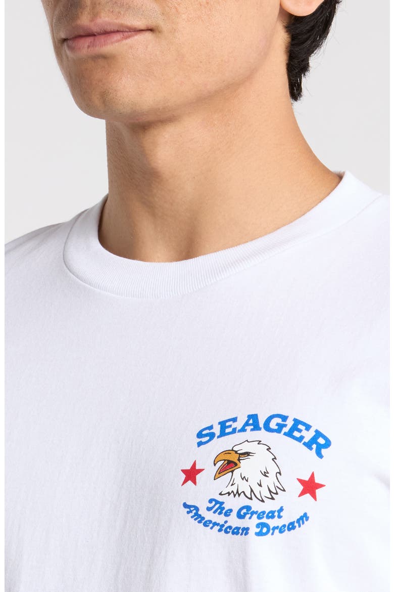 Great American Dream Cotton Graphic T-Shirt, Alternate, color, WHITE