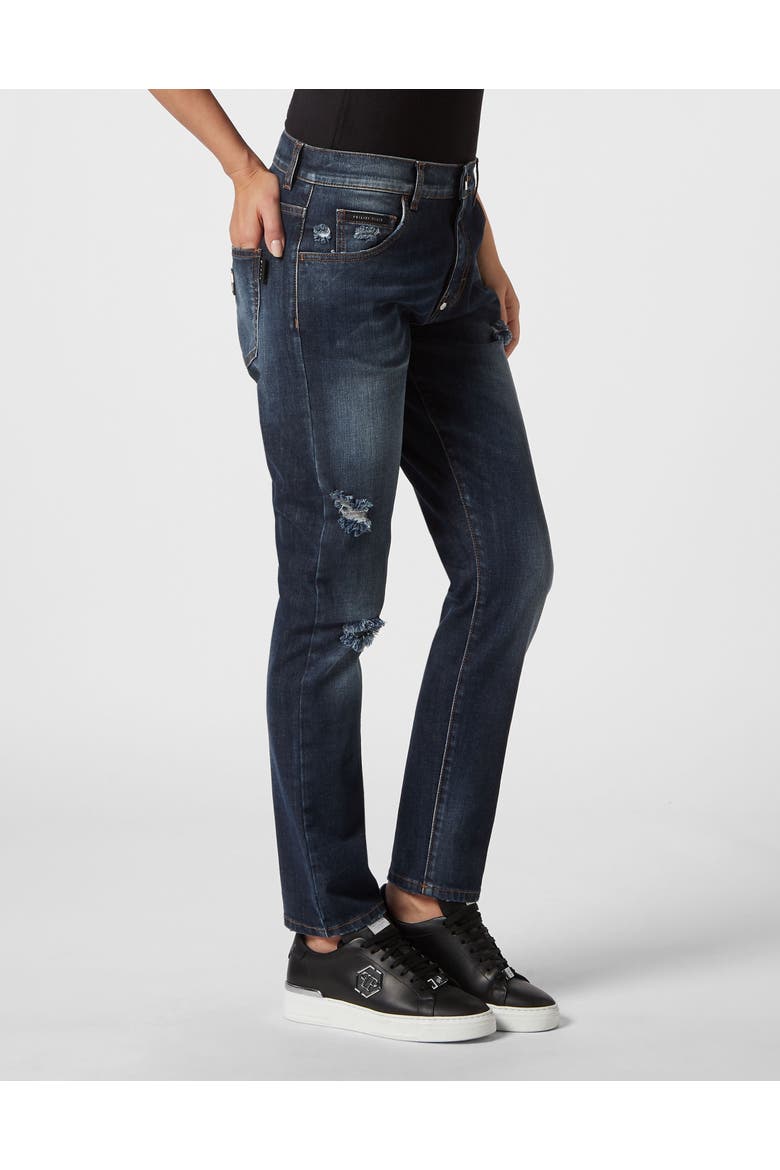 Jeans Boyfriend Fit Women, Main, color, BlueOcean