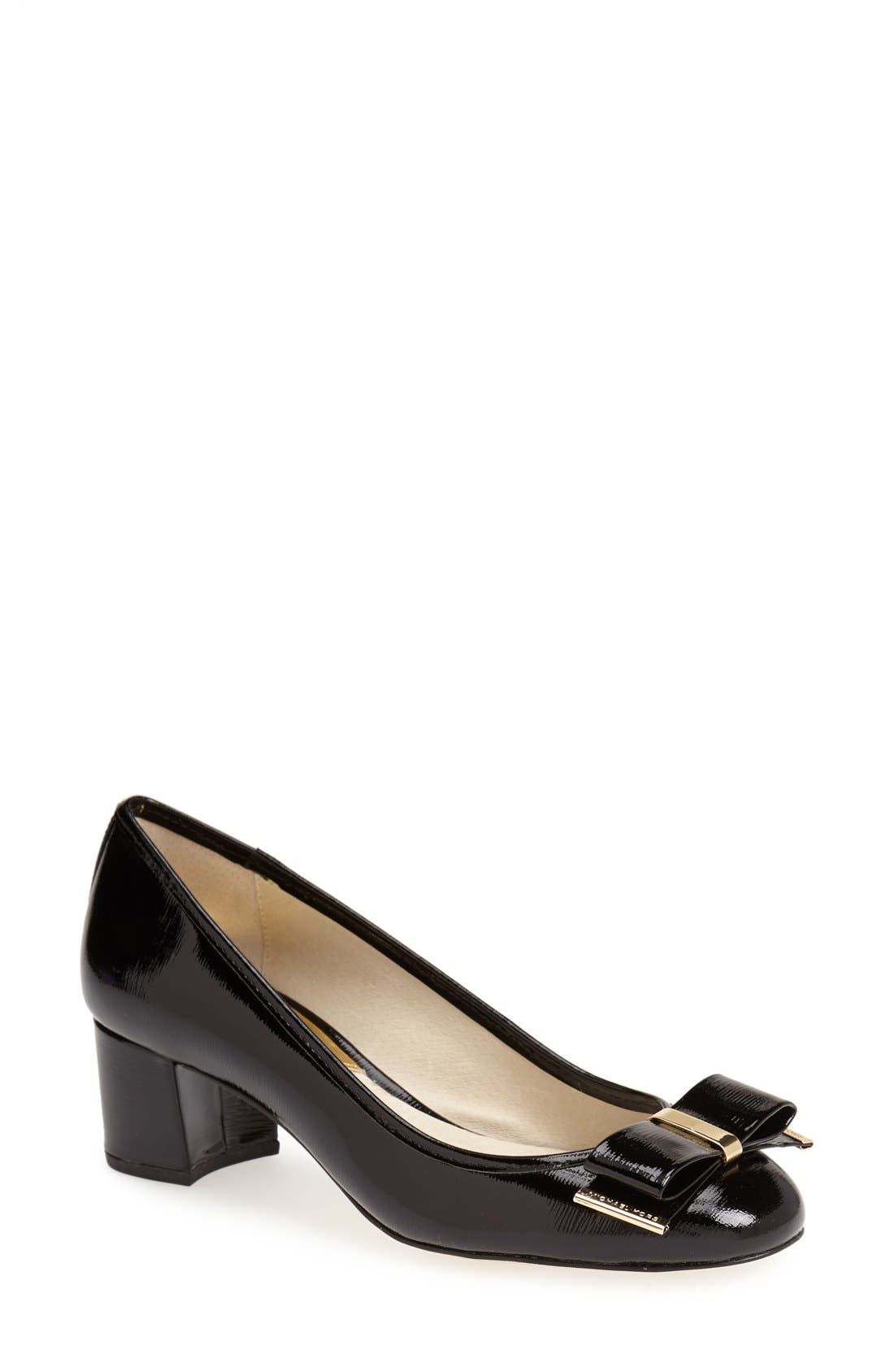'Kiera' Pump, Main, color, BLACK