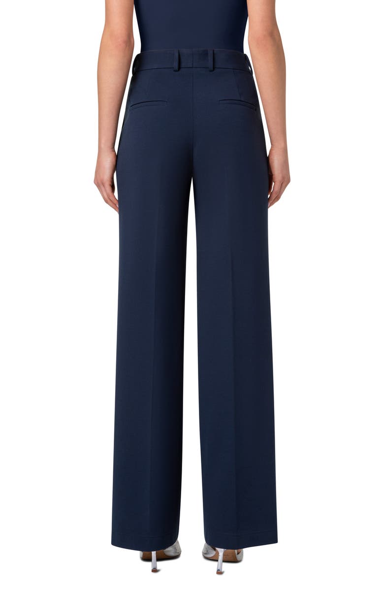 Akris punto Chiaro Straight Leg Jersey Pants, Alternate, color,