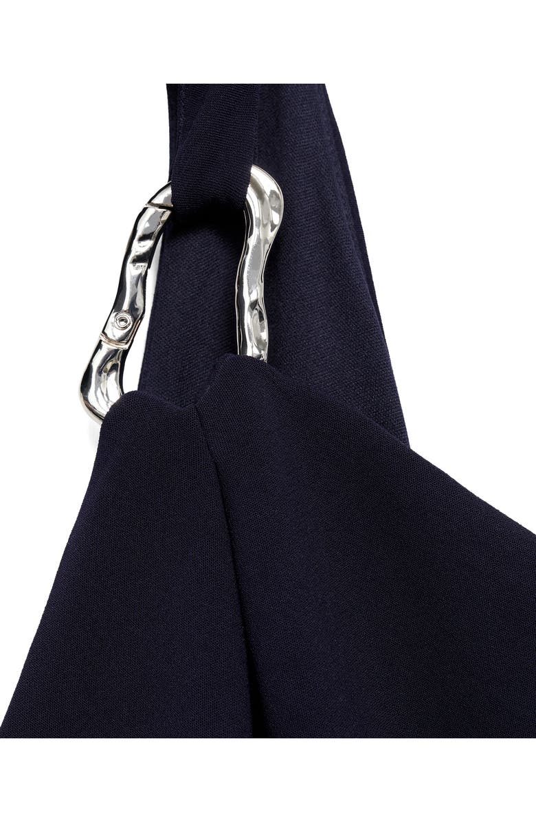 MANGO Asymmetric Wide Leg Jumpsuit, Alternate, color, Night Blue