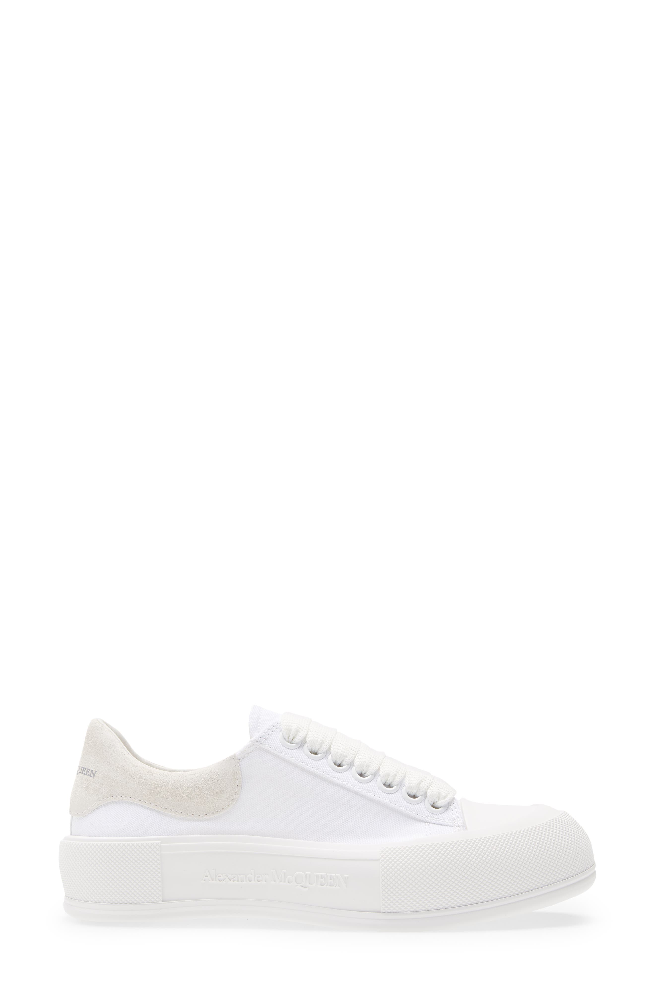 McQueen Alexander McQueen Deck Plimsoll Platform Sneaker, Alternate, color, 