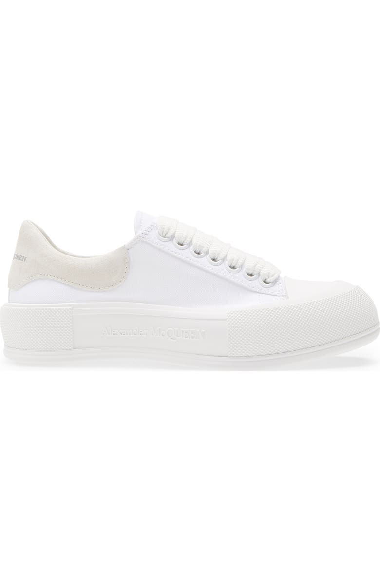 McQueen Alexander McQueen Deck Plimsoll Platform Sneaker, Alternate, color,