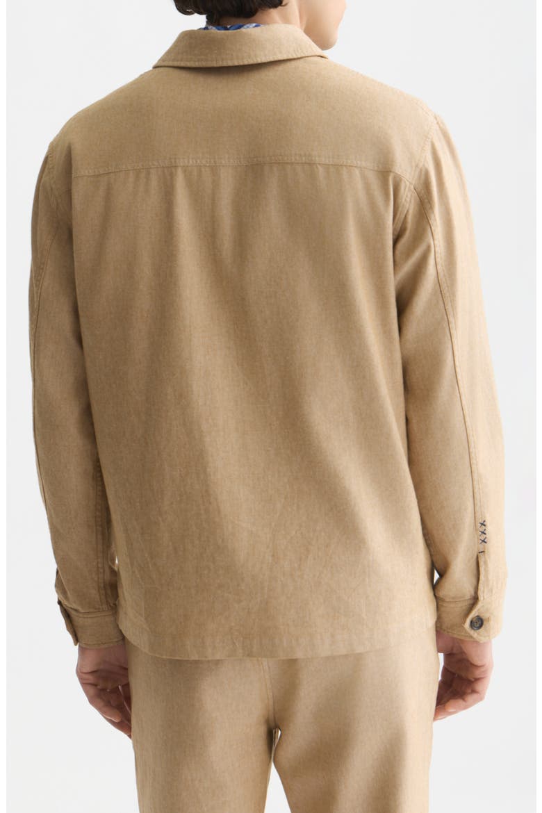 Worker Shirt Jacket, Alternate, color, DIJON
