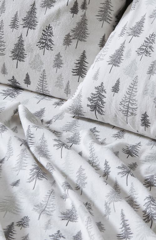 Woven & Weft Holiday Print Turkish Cotton Sheet Set In White