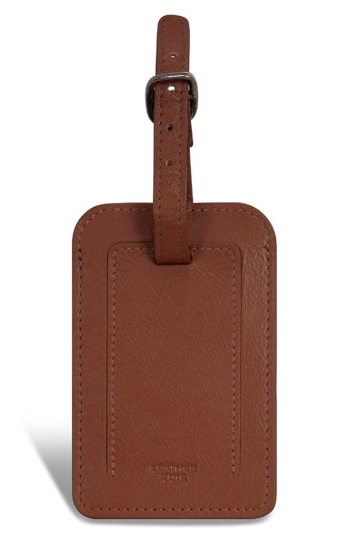 Champs Leather Luggage Tags In Brown