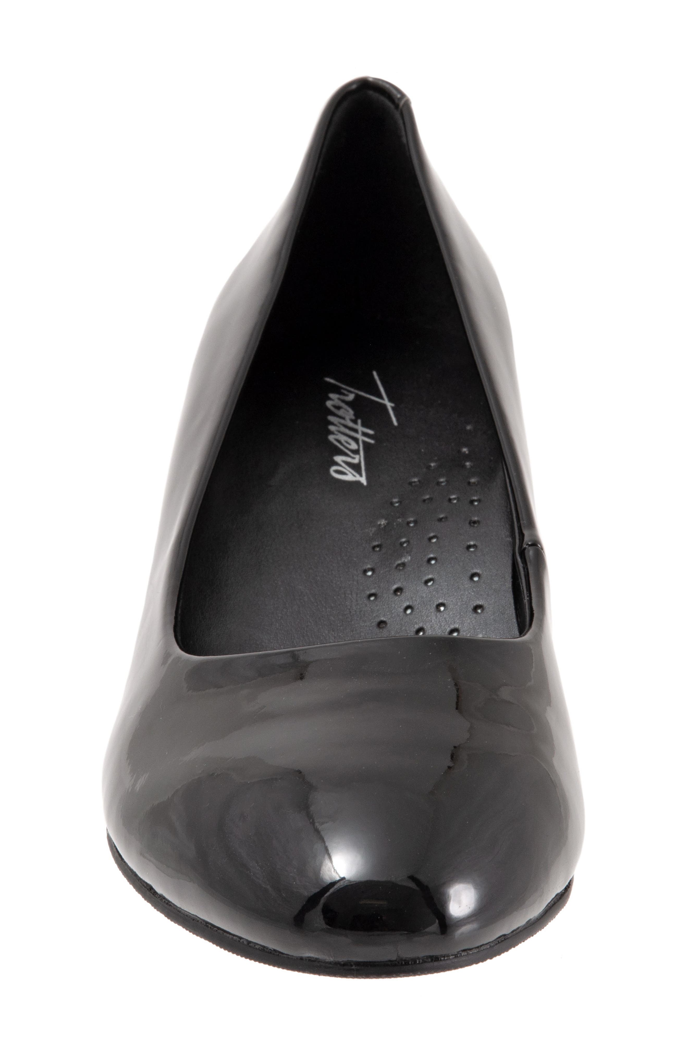Fab Pump - Multiple Widths Available, Alternate, color, BLACK PATENT FAUX LEATHER