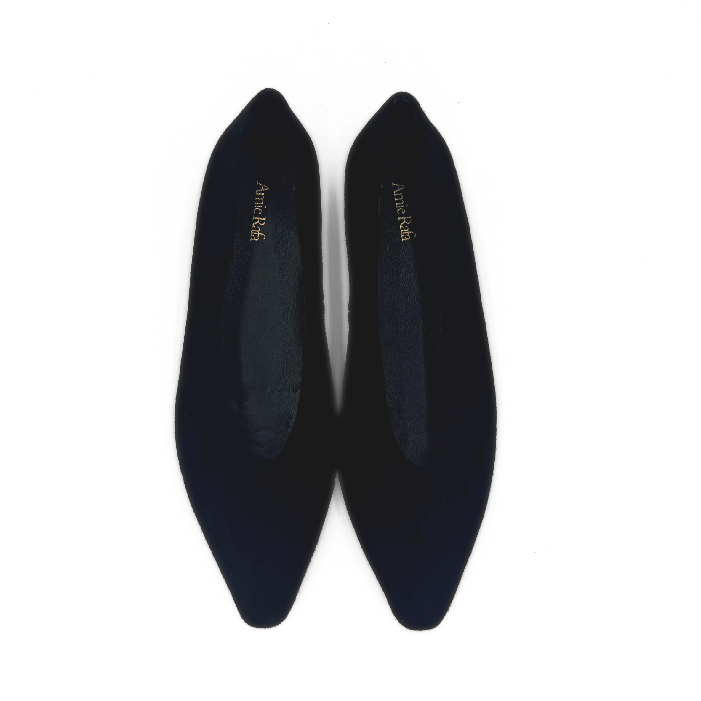 Amie Rafa Riley Suede Ballet Flats, Alternate, color, Black
