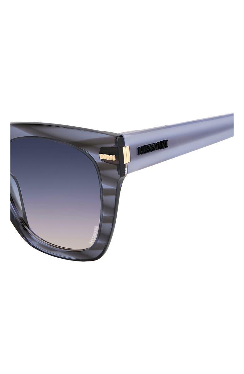 Missoni 51mm Gradient Square Sunglasses, Alternate, color, Grey