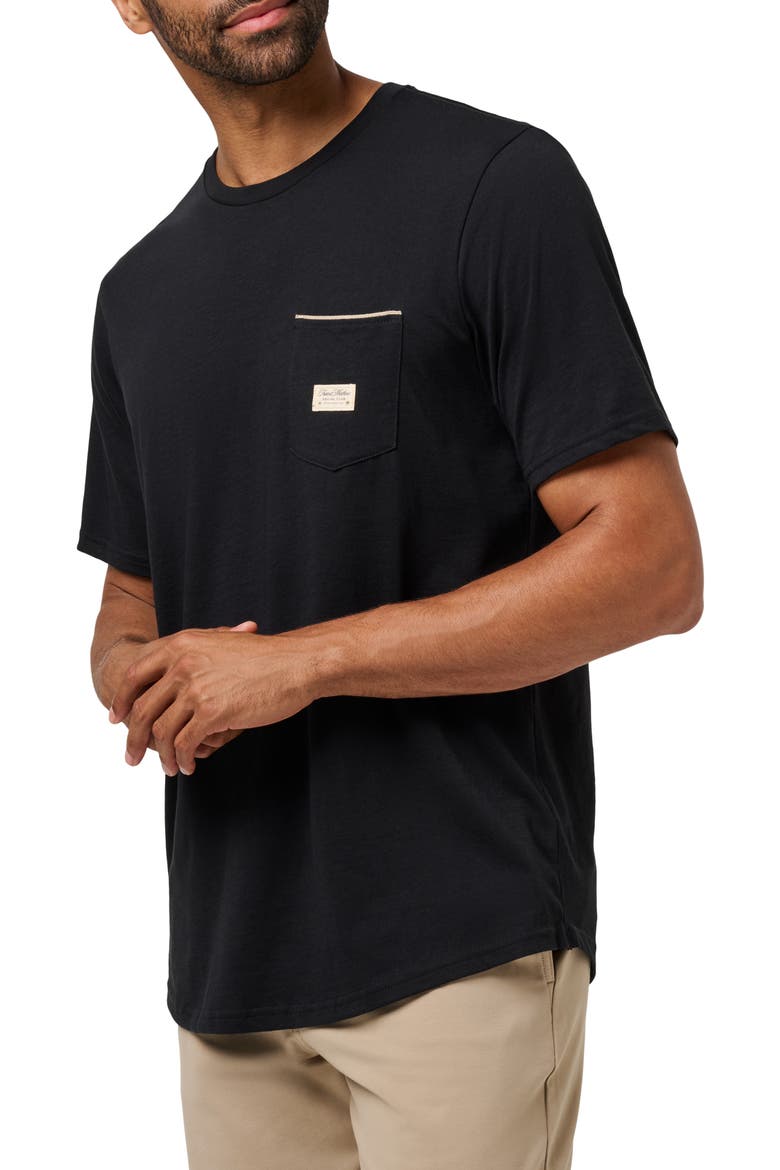 Social Club Pocket T-Shirt, Alternate, color, BLACK