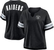 FANATICS Women's Fanatics Black Las Vegas Raiders Plus Size Redzone Notch Neck T-Shirt
