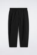 COS Cropped Elasticated Relaxed-fit Wide-leg Trousers