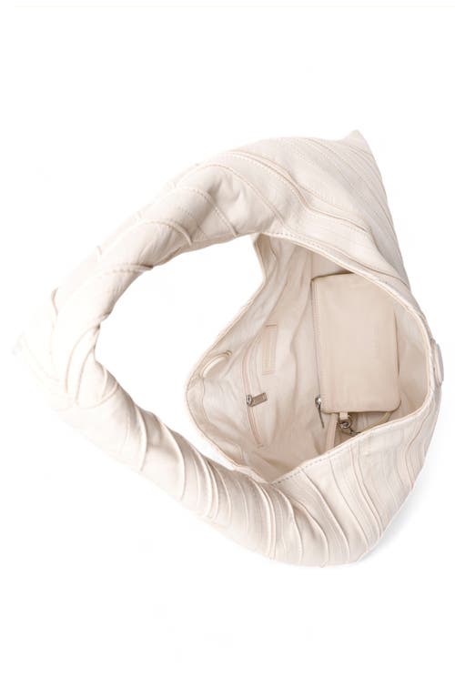 Walter Baker Dakota Leather Shoulder Bag In Oyster