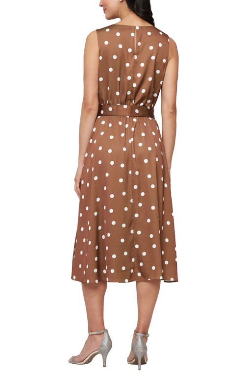 Shop Sl Fashions Belted A-line Dress
