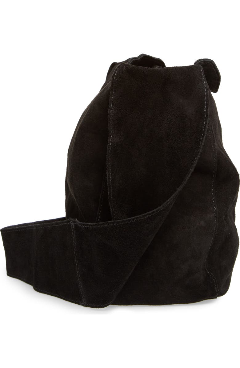 Topshop Susie Mini Leather Hobo, Alternate, color,
