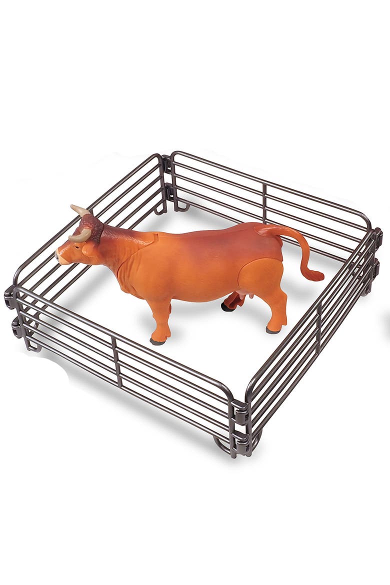 Truck & Cattle Trailer Adventure, 18 Piece Farm Toy Playset, 3+, Alternate, color, Multicolored