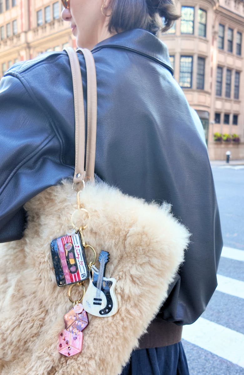 Solar Eclipse Lucky Dice Key Chain, Alternate, color,