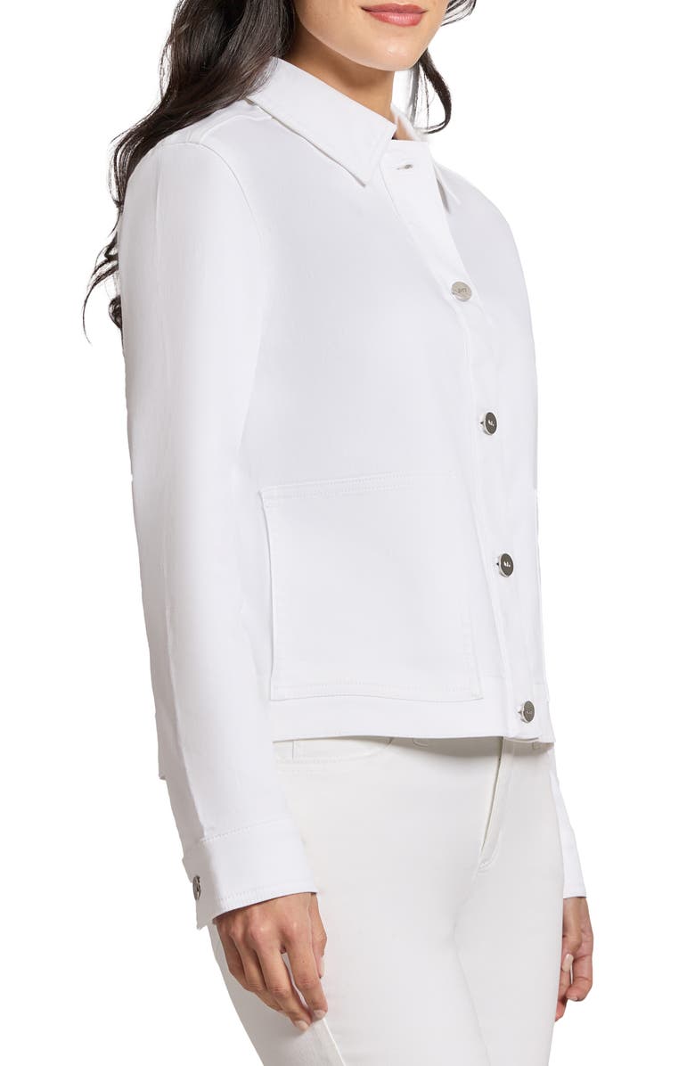 Jones New York Patch Pocket Denim Jacket, Alternate, color, 