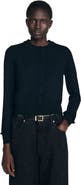 SANDRO Ruffled cardigan