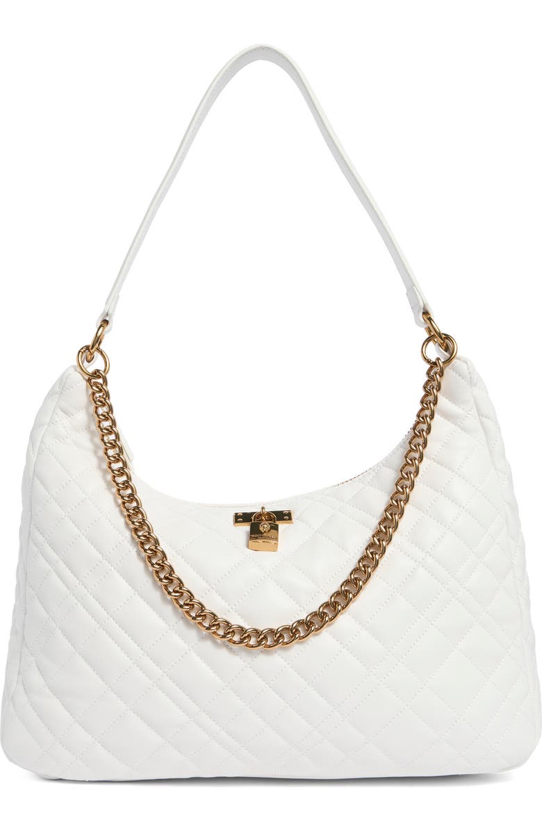 Kurt Geiger London Brixton Large Hobo Shoulder Bag, Main, color, White
