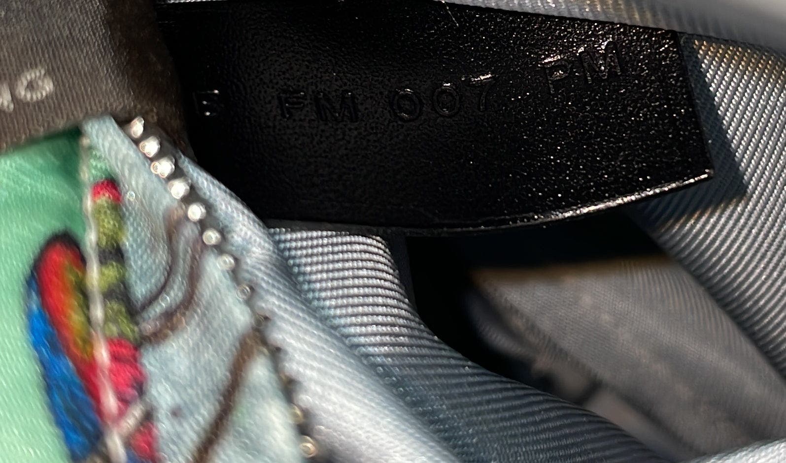 Pre-Owned Hermes Balusoie Bag Printed Silk and Leather, Alternate, color, Multicolor