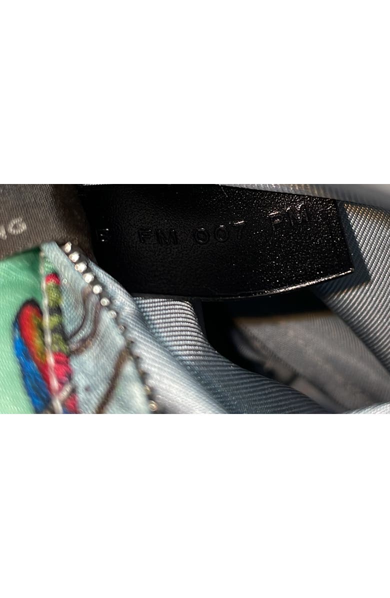 Pre-Owned Hermes Balusoie Bag Printed Silk and Leather, Alternate, color,