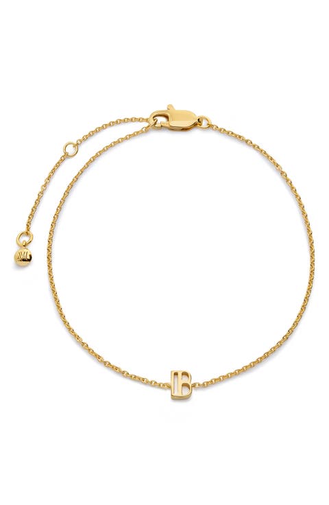 Initial Chain Bracelet