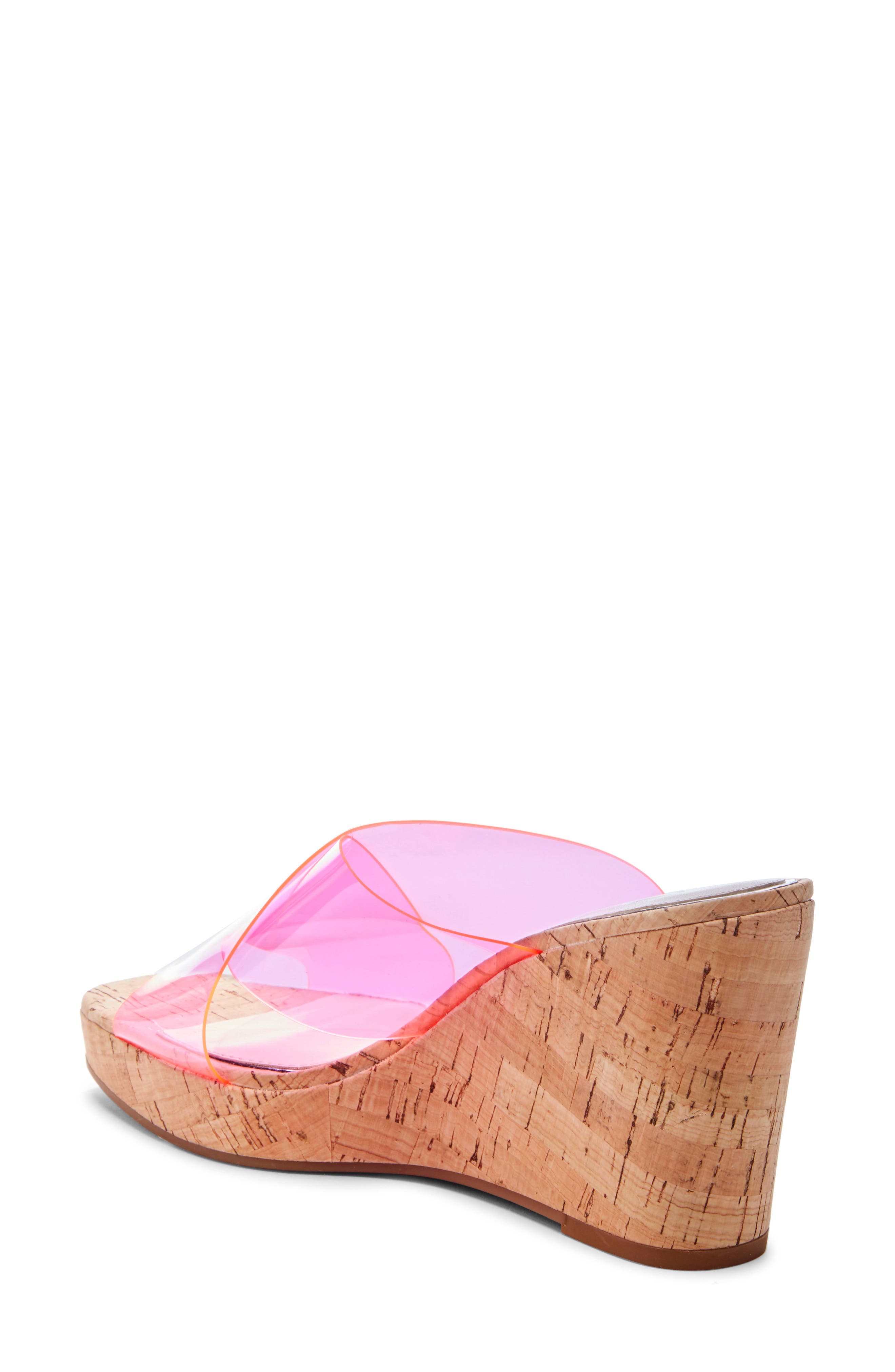 Seena Platform Wedge Sandal, Alternate, color, PINK