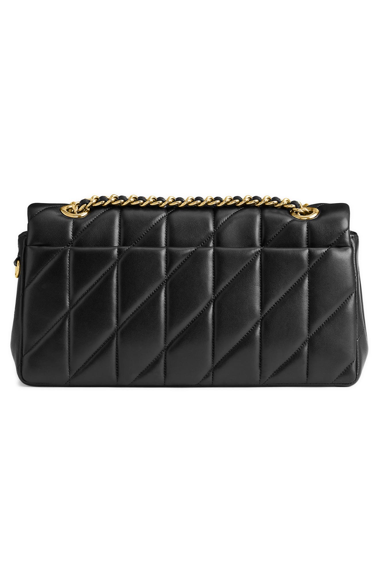 COACH Tabby 26 Quilted Leather Convertible Crossbody Bag, Alternate, color, B4/Black