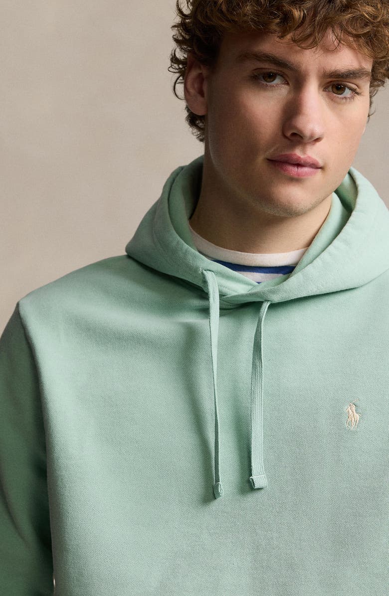 Polo Ralph Lauren French Terry Hoodie, Alternate, color, Celadon