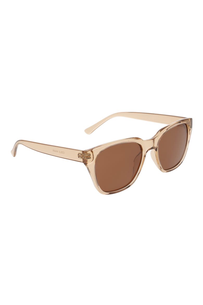 54mm Modified Rectangular Sunglasses, Alternate, color, TAUPE CRYSTAL