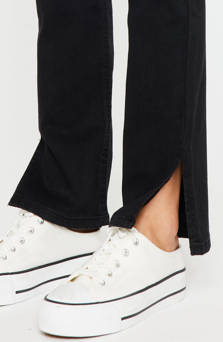 KanCan Mai Mid Rise Y2K Bootcut Jeans, Alternate, color, Black