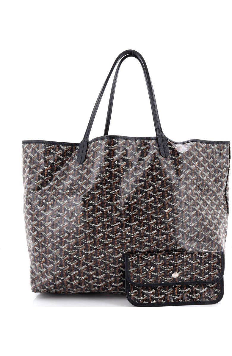 Pre-Owned Goyard Saint Louis Tote Coated Canvas GM, Alternate, color, Brown