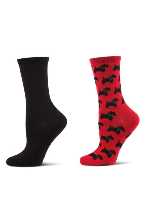Assorted 2-Pack Crew Socks