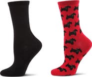 MeMoi Assorted 2-Pack Crew Socks