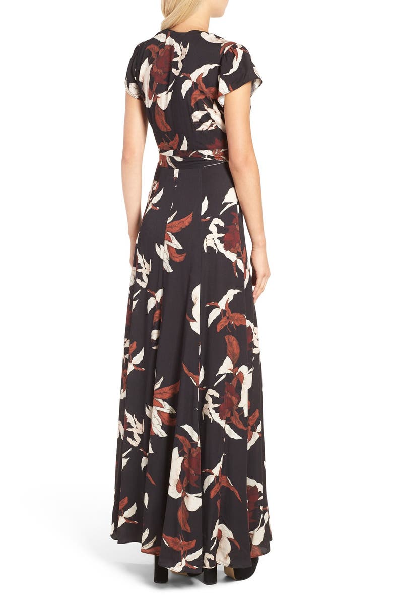 Tularosa Sid Wrap Maxi Dress, Alternate, color, 