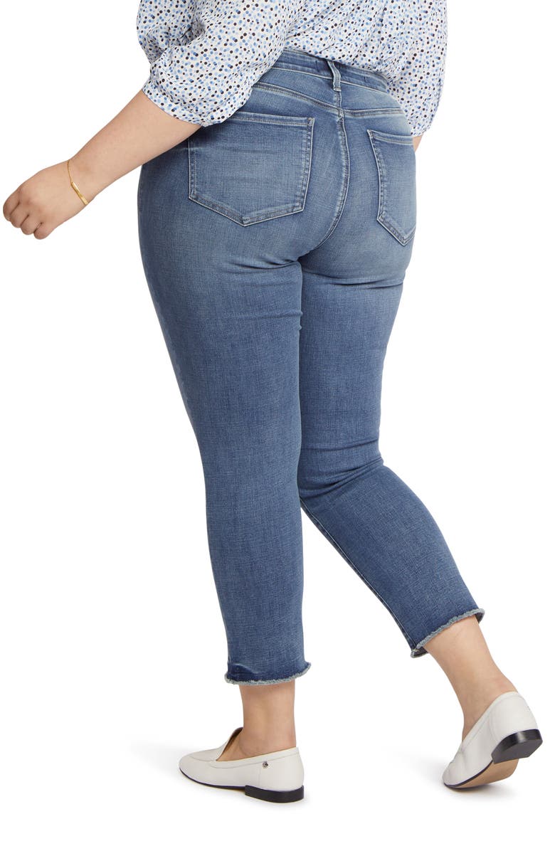 NYDJ Sheri Fray Hem Slim Ankle Jeans, Alternate, color,