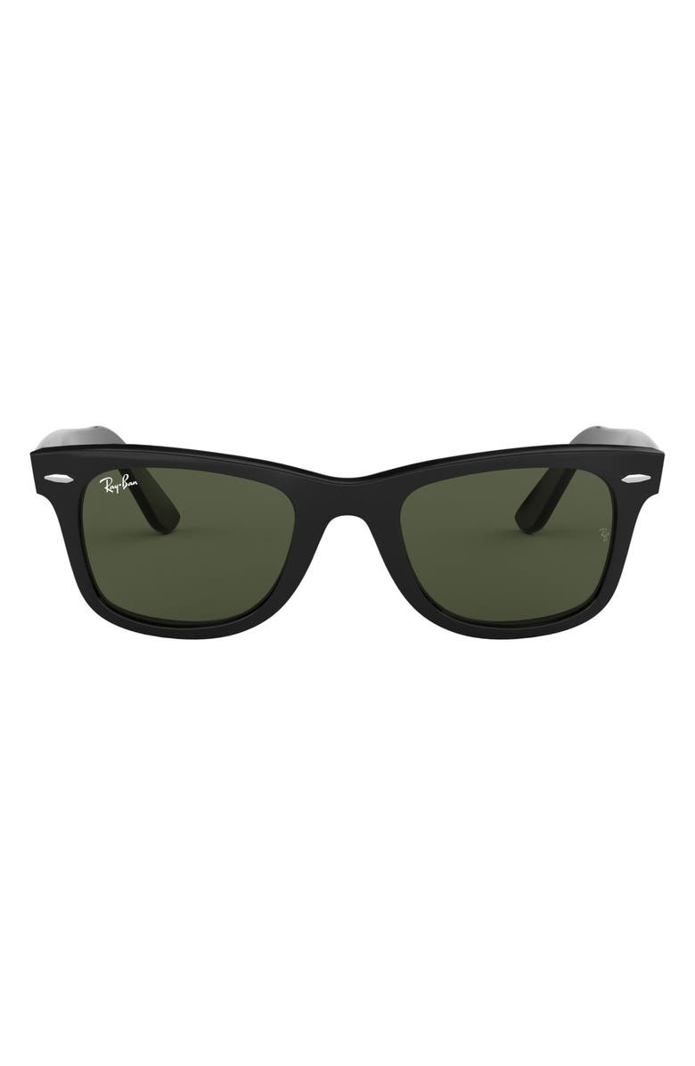 Ray-Ban 54mm Wayfarer Sunglasses, Main, color, Black