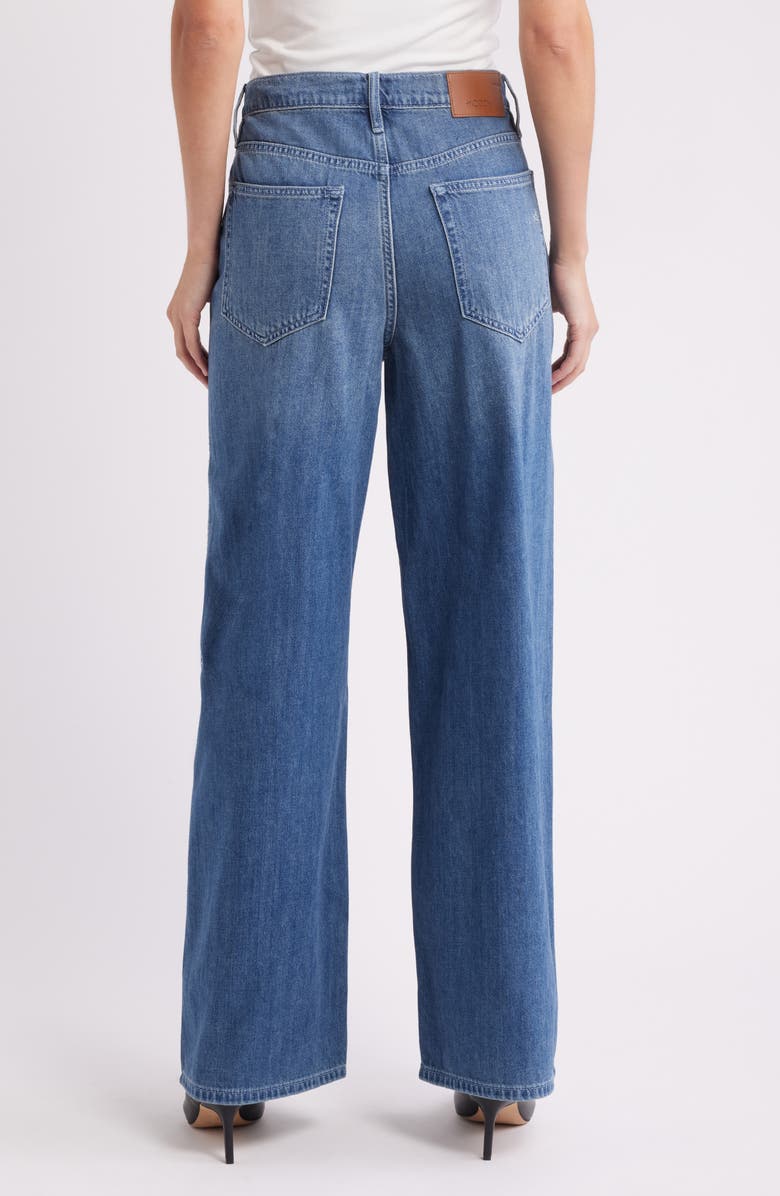 HIDDEN JEANS Oversize Rhinestone Baggy Wide Leg Jeans, Alternate, color, Dark Wash