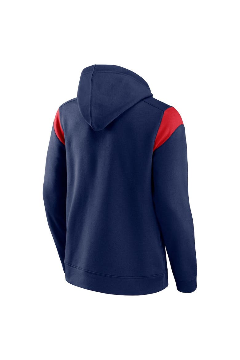Men's Fanatics Navy New England Patriots Call The Shot Pullover Hoodie, Alternate, color, Navy